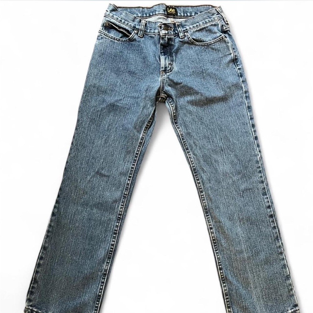 Lee Light Blue Straight-Leg Jeans